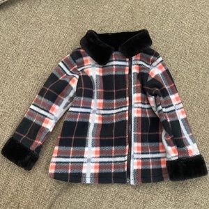 Size 4 girl plaid jacket